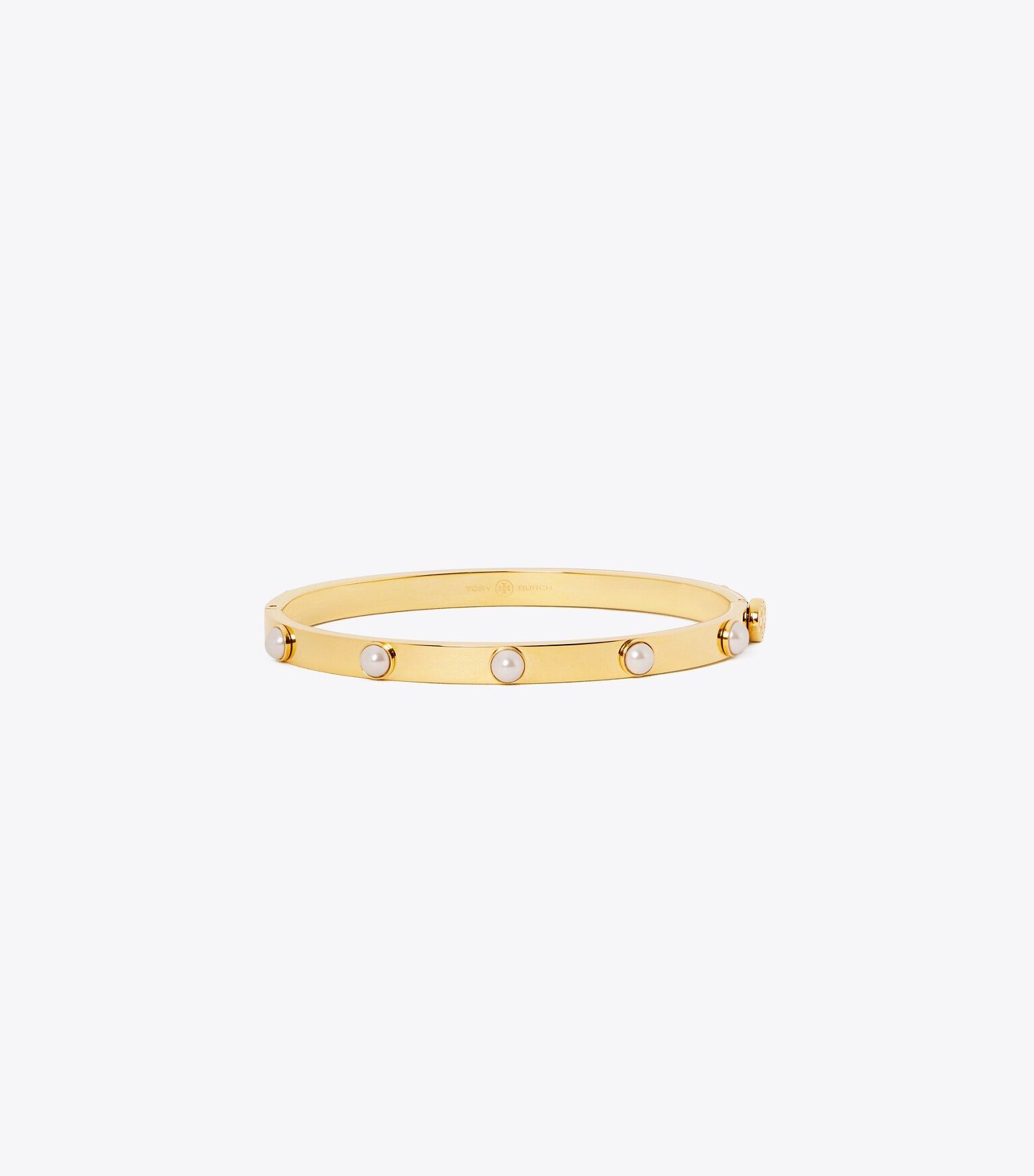 Miller Stud Pearl 5mm Hinge Bracelet | Tory Burch (US)