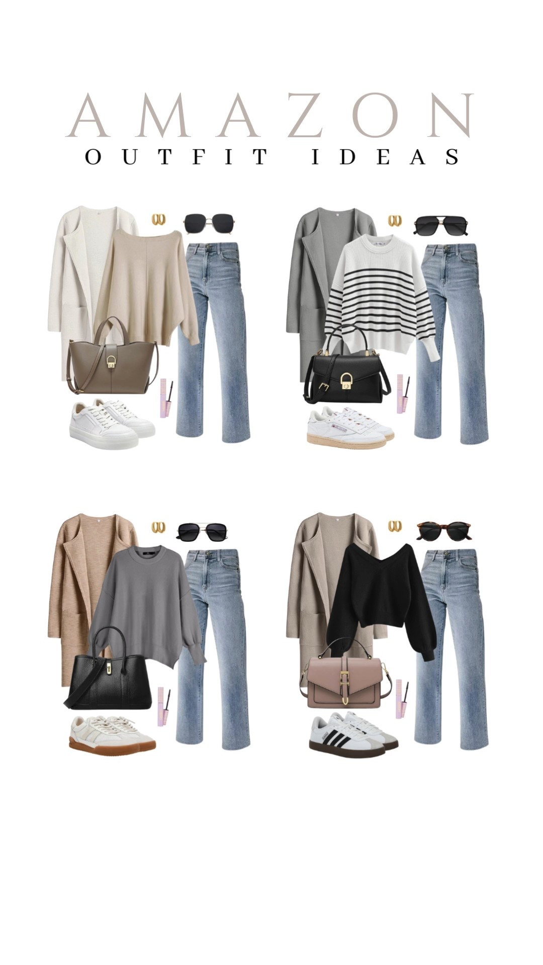 Here's a comfy yet stylish outfit! The cropped sweater and wide leg jeans are perfect for a day out.
crewneck sweater, straight leg jeans, top handle bag, tarte mascara, beauty finds, affordable fashion, trendy look, viral products, casual outfit idea, spring style, how to style, ways to style, spring fashion, amazon fashion, affordable style

#LTKU #LTKSeasonal #LTKootd