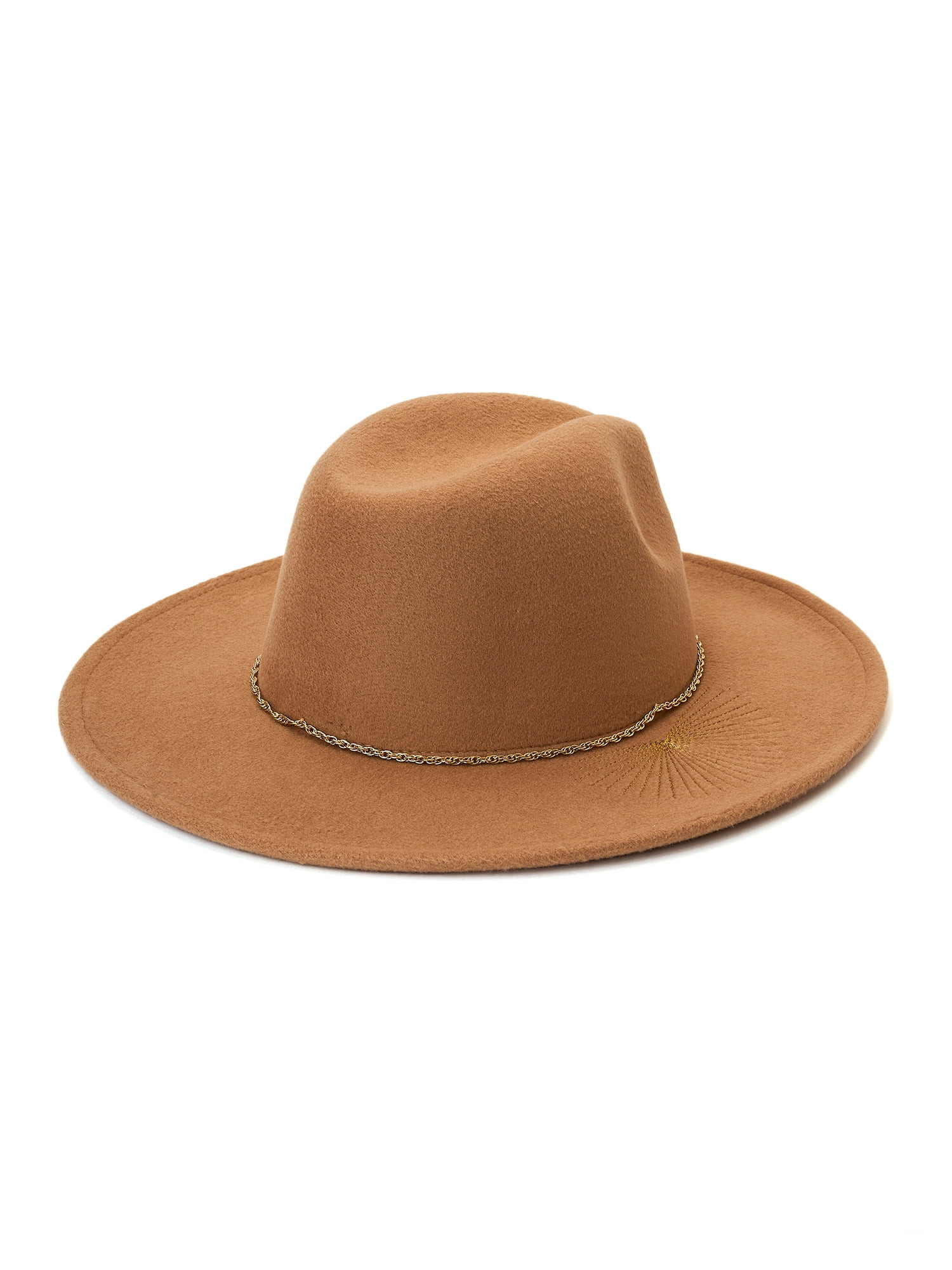 No Boundaries Women's Embroidered Fedora Hat | Walmart (US)