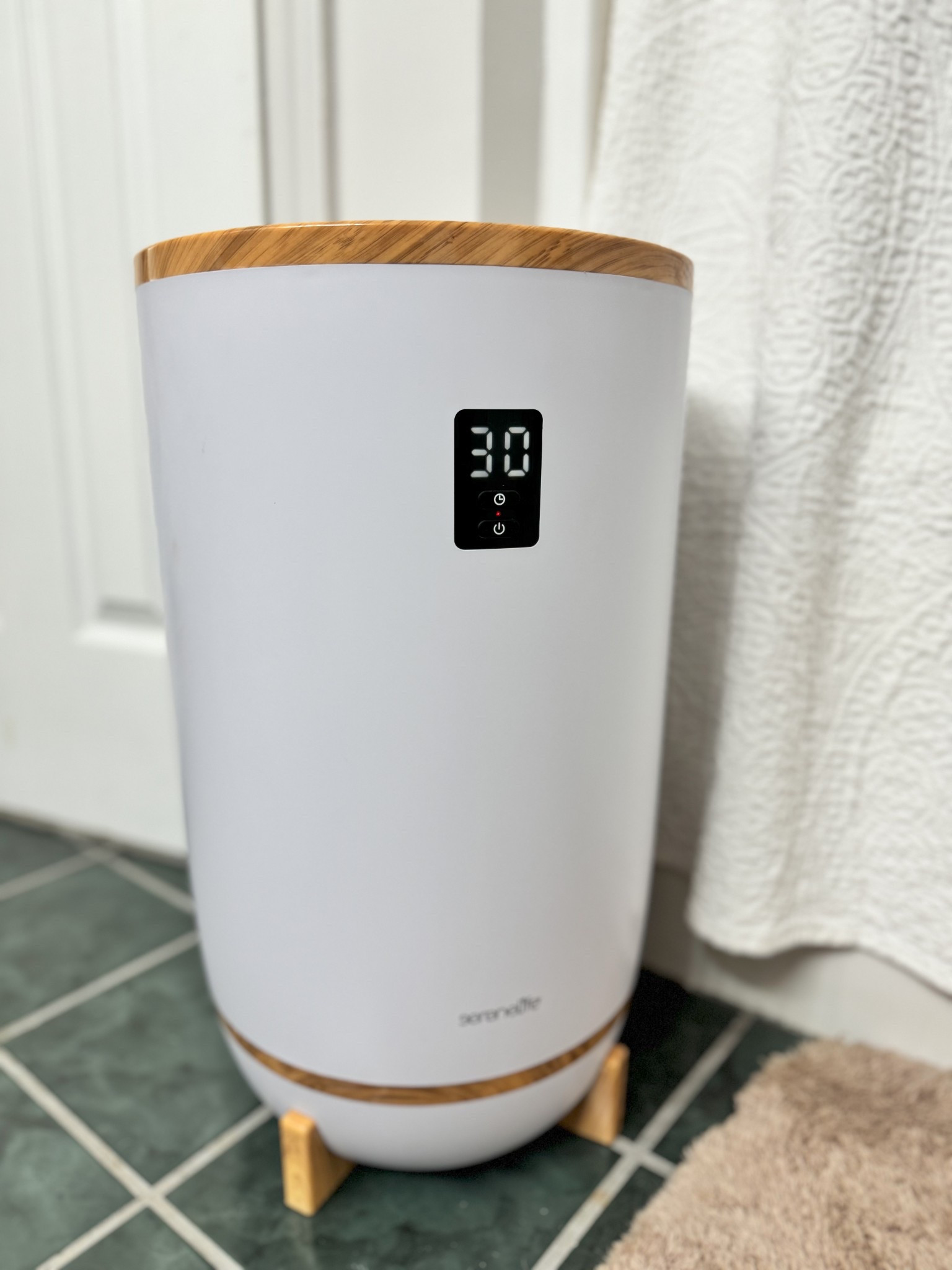 My towel warmer that I am obsessed with! It holds 2 large size towels and can be set to 15 mins, 30 mins, 45 mins or 60 mins! It’s so luxurious to hop out of the shower or bath and dry off with a warm towel. Literally a spa experience in your own bathroom! Plus it doesn’t take up hardly any space! 😍

#LTKHome