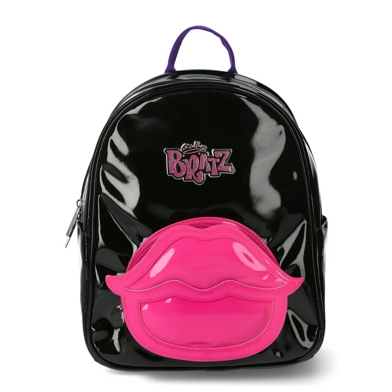 Bratz Kisses Women's 10.5" Mini Backpack, Black - Walmart.com | Walmart (US)
