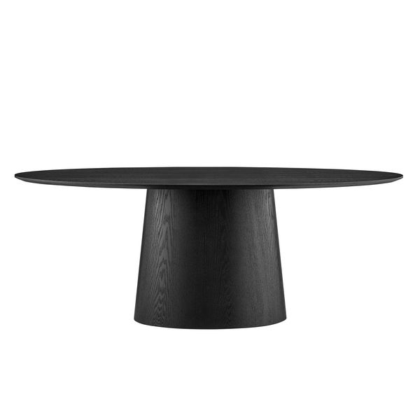 Athena Oval Dining Table - Black | Zgallerie | Z Gallerie