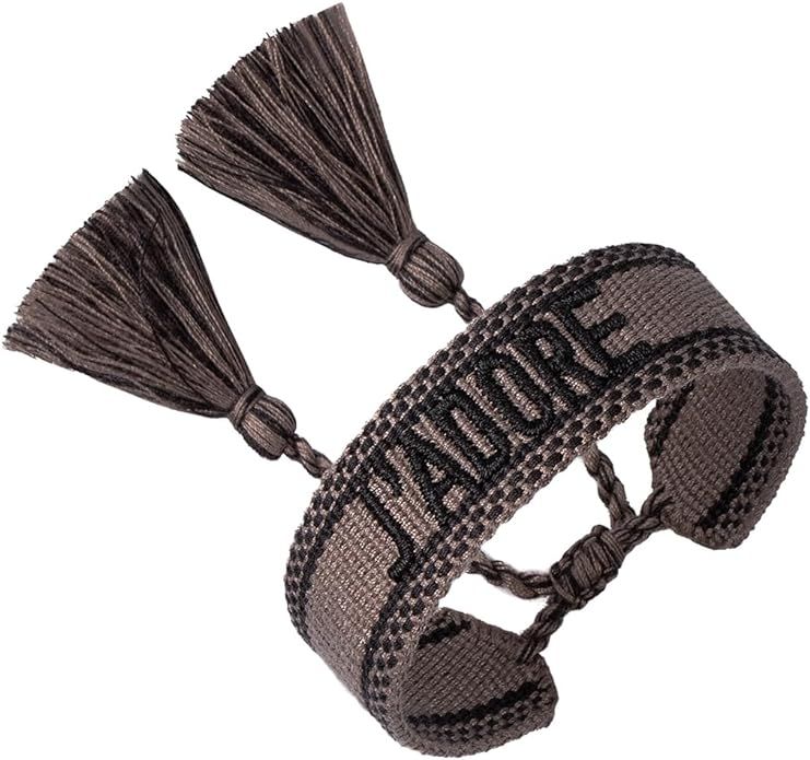 NEWIND Woven Friendship Bracelets Handmade Wrap Friendship Adjustable Braided Bracelets for Men W... | Amazon (US)