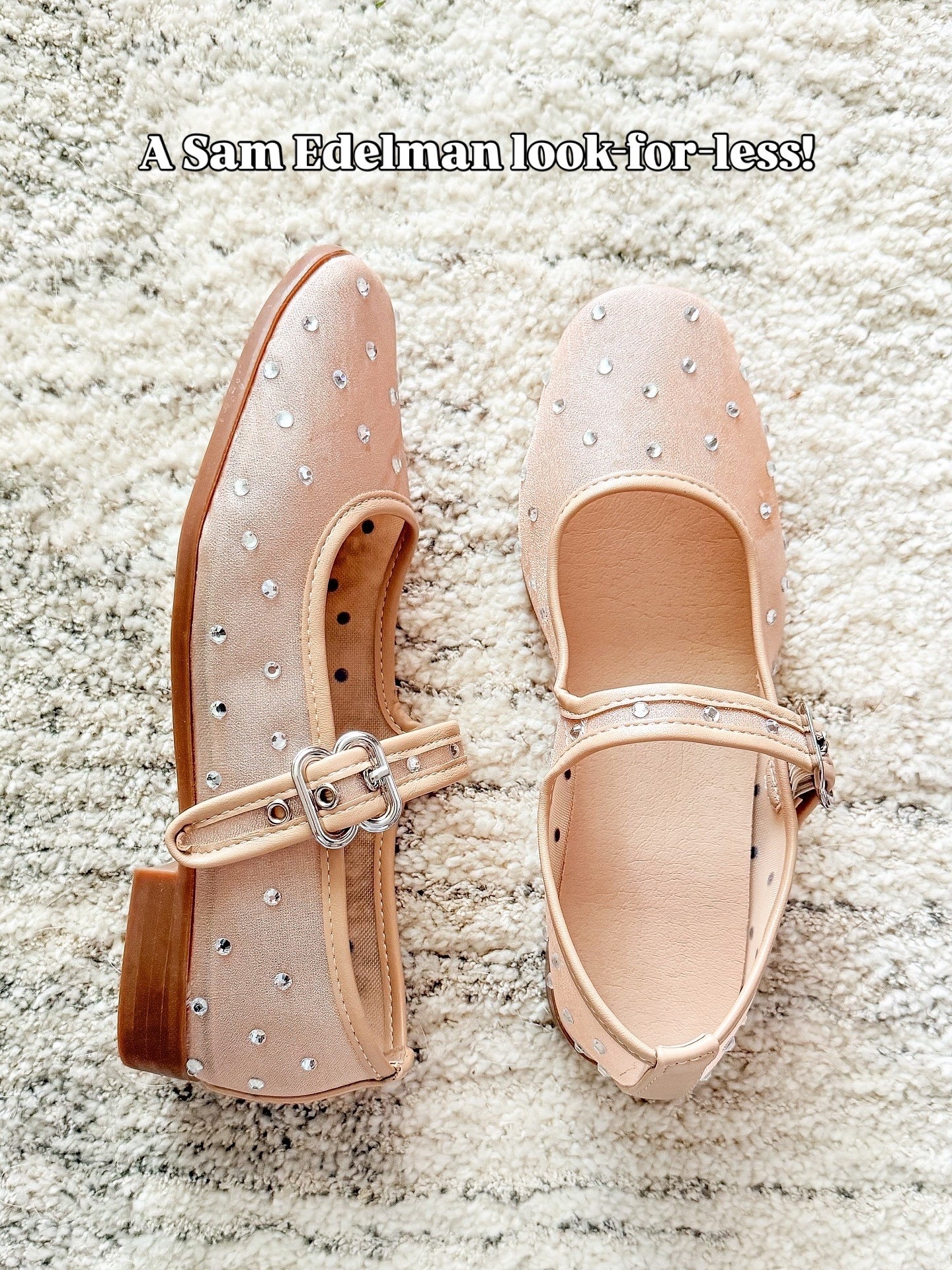 These jeweled sparkle rhinestone mesh flats from Amazon are a look for less version of the Sam Edelman version! Very comfortable, super affordable and run tts!

#LTKShoeCrush #LTKFindsUnder50