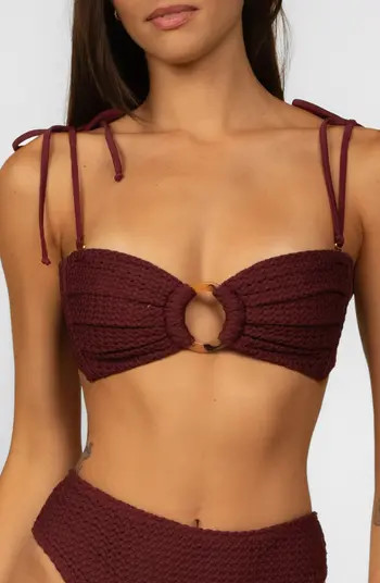 Tori Ties Bandeau Bikini Top | Nordstrom