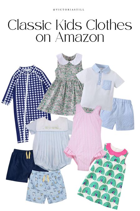 Classic Kids Clothes on Amazon - Preppy Kids Clothes - Smocked

#LTKKids #LTKFamily #LTKBaby
