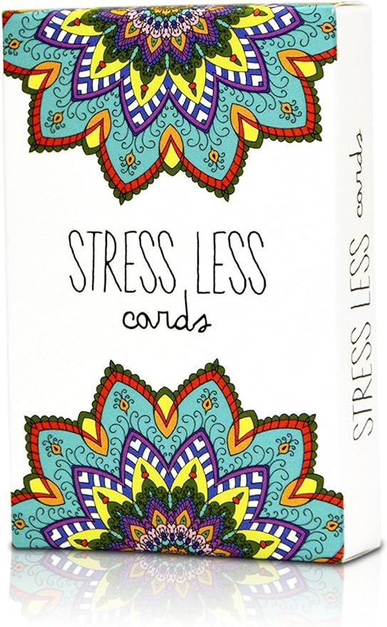Stress Less Cards - 50 Mindfulness & Meditation Exercises - Helps Relieve Stress and Anxiety | Amazon (US)