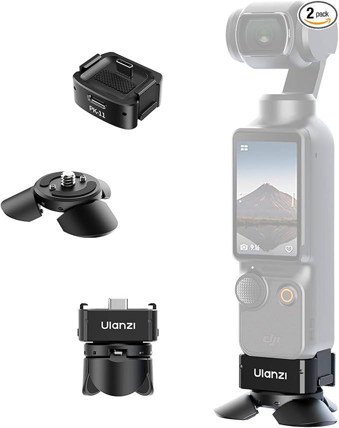 ULANZI Quick Release Mini Tripod Kit for DJI Osmo Pocket 3/Xtra Muse, Type-C Full-Function Port C... | Amazon (US)