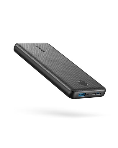 Anker Power Bank(PowerCore 10K), Compact Travel-Ready 10,000mAh Battery Pack with PowerIQ Charging Technology, 5V/3A High-Speed Charging for iPhone, iPad,and More(USB-C Input and Output(Black), 1pack) | Amazon (US)