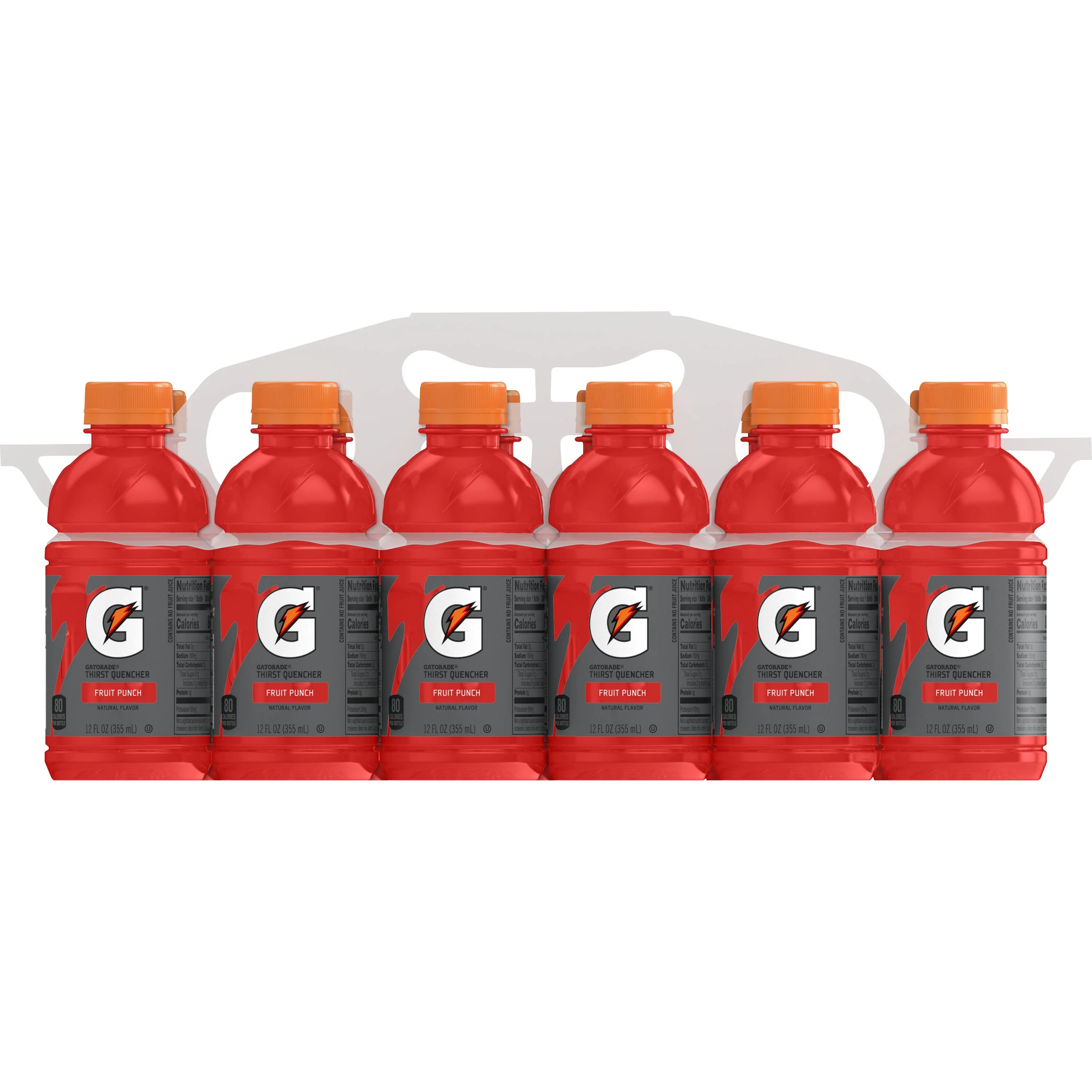 Gatorade Thirst Quencher Fruit Punch Sports Drinks, 12 fl oz, 12 Count Bottles | Walmart (US)