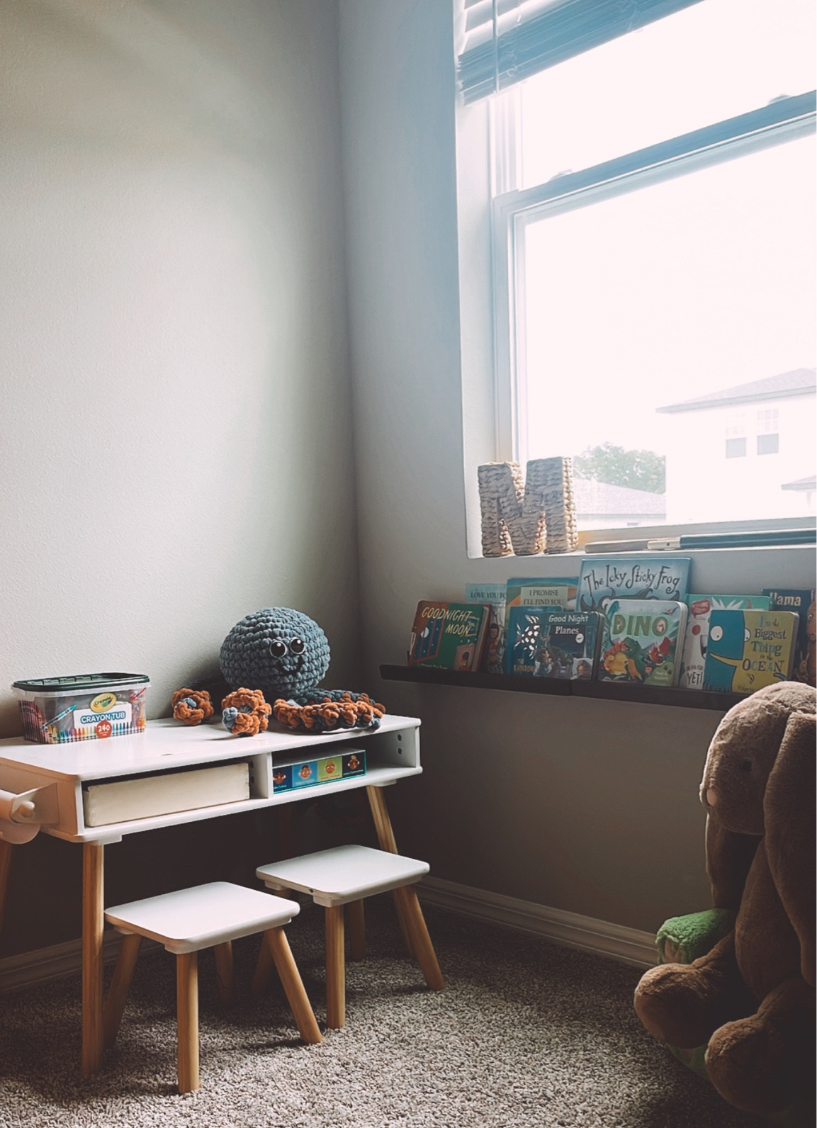 Toddler activity + reading area! Desk and shelves under $200

#LTKhome #LTKkids #LTKfamily