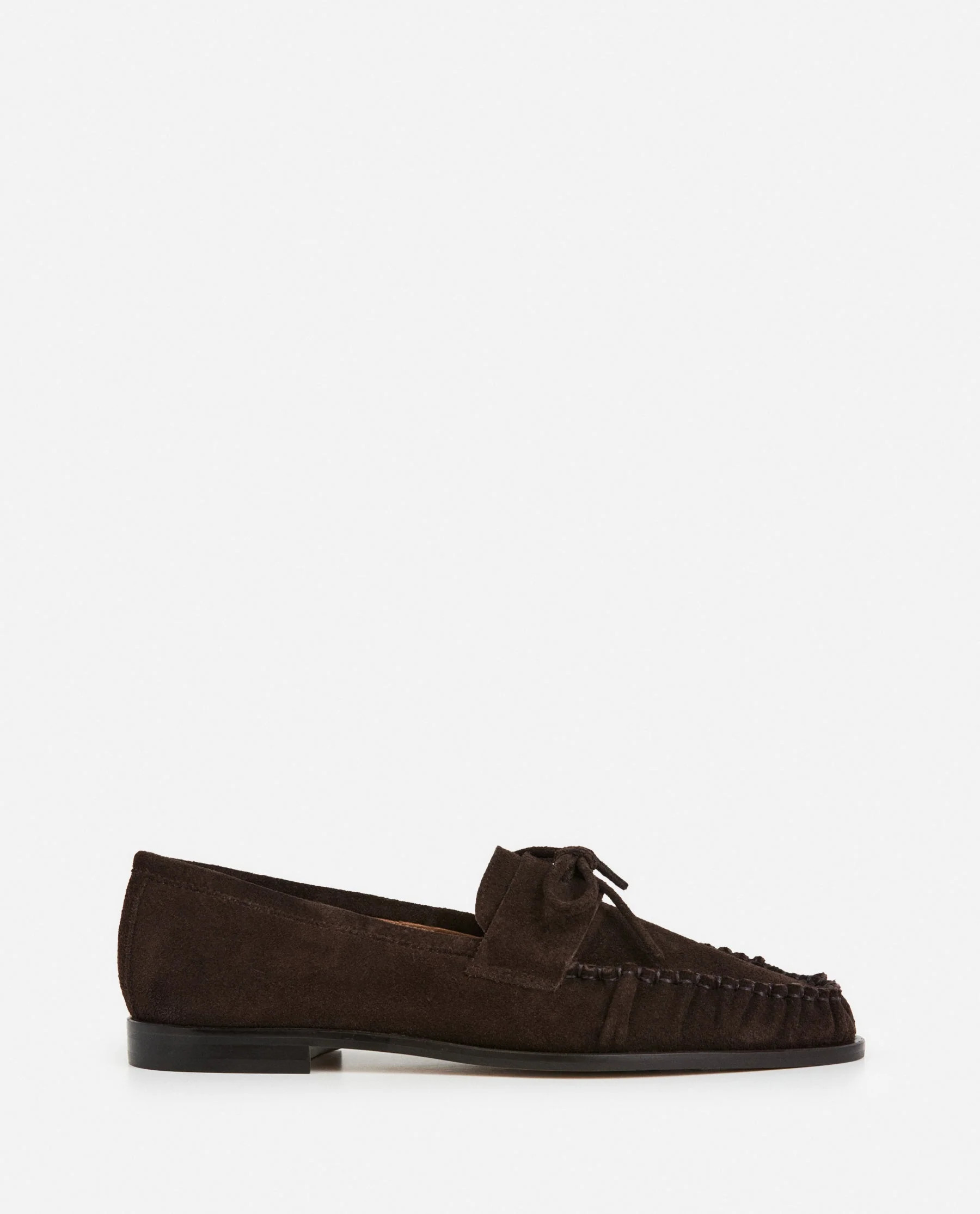 Dylan Suede Chocolate Loafer | Flattered