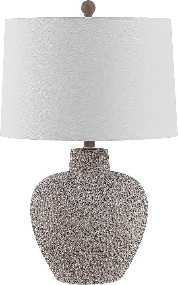 SAFAVIEH Lighting Collection Kei Modern Grey 24-inch Bedroom Living Room Home Office Desk Nightst... | Amazon (US)