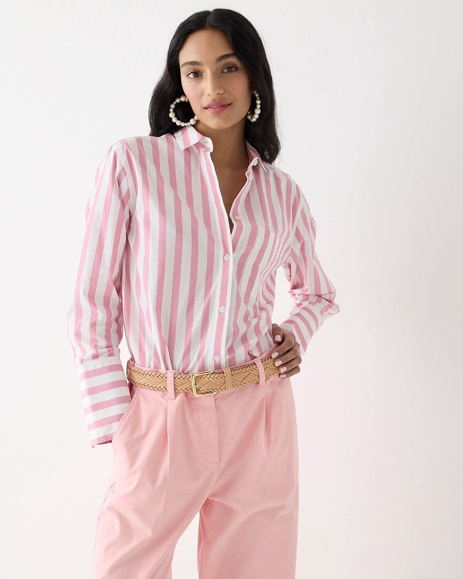 Garçon shirt in bold stripe cotton poplin | J.Crew US