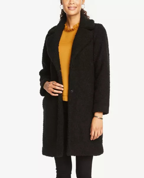 Faux Shearling Coat | Ann Taylor Factory
