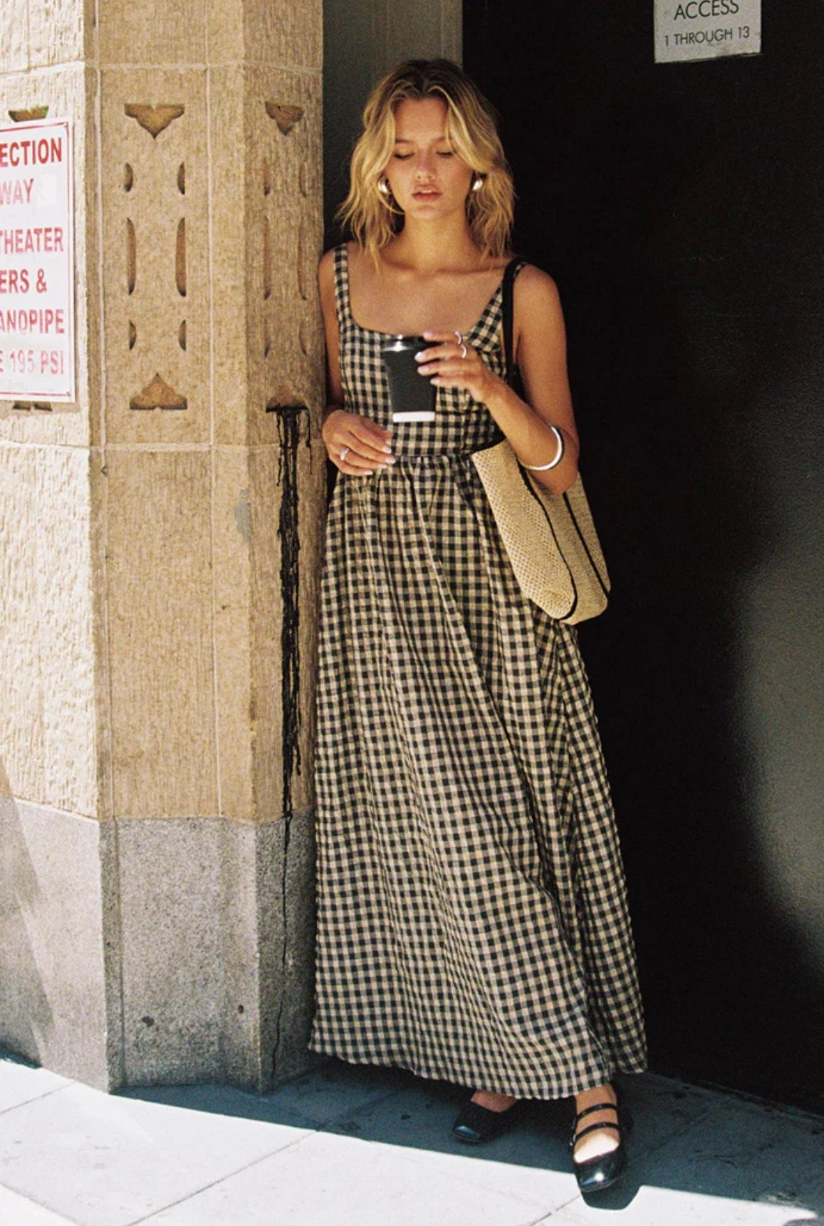 Summer check maxi dress #summerdress #longdress #casualdress #princesspollydress 

#LTKFindsUnder100