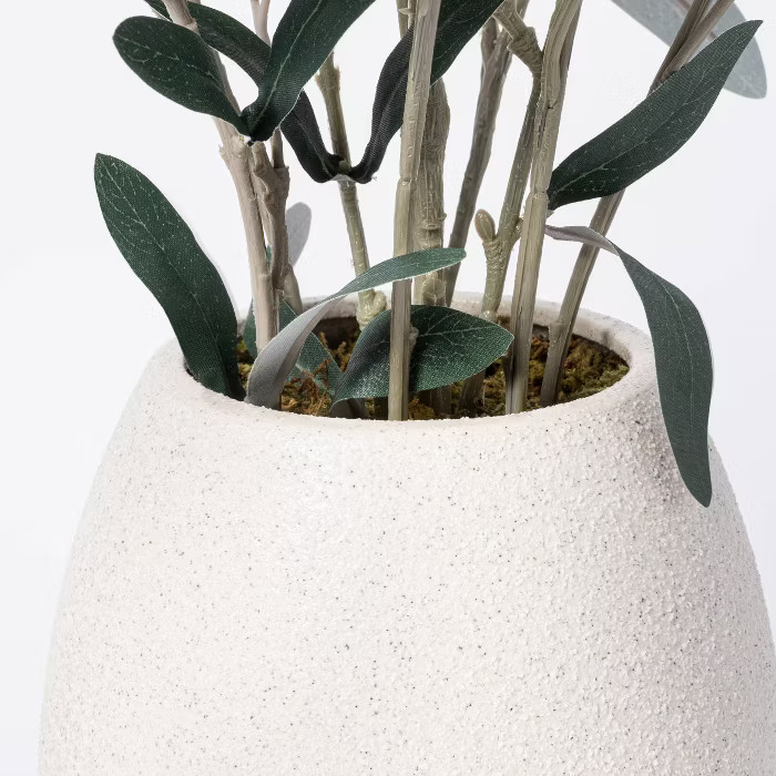 30" x 24" Artificial Olive Plant Arrangement in Pot - Threshold™ designed with Stud... | Target