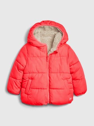 Toddler ColdControl Max Reversible Puffer Jacket | Gap (US)