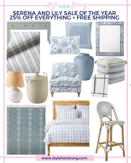 One of my favorite sales, Serena & Lily everything sale: get 25% off plus free shipping which is huge for furniture! 

#LTKGiftGuide #LTKhome #LTKCyberWeek
