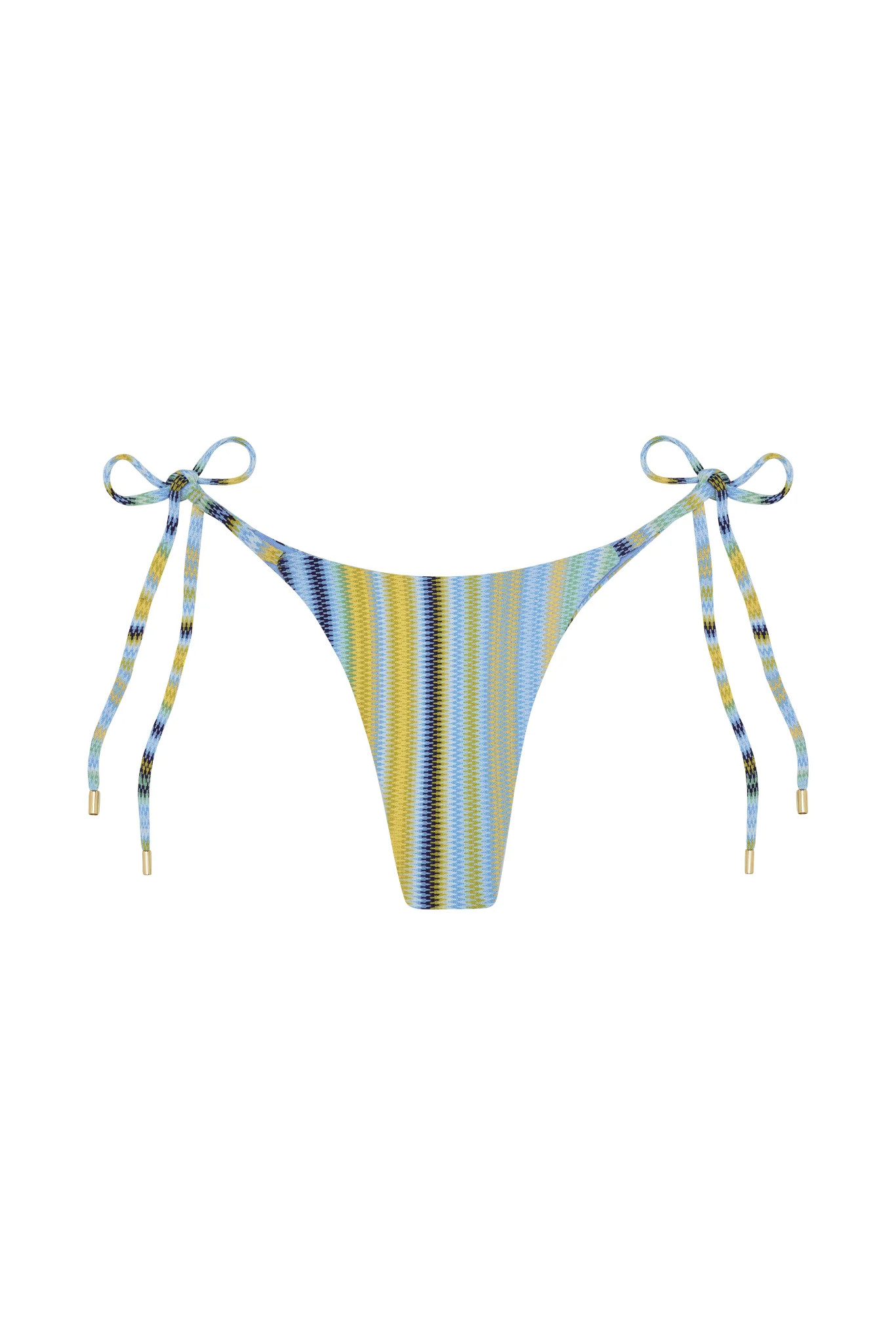 Palma Bottom - Sardinia Stripe Azure | Monday Swimwear
