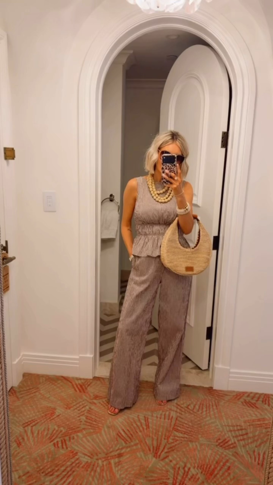 This gingham matching set! 😍 I also got this set in white! I love how the top cinches at the waist! So cute! Wearing S!

Loverly Grey, Palm beach outfit, matching set, gingham set, spring outfit, affordable outfit, Target

#LTKSeasonal