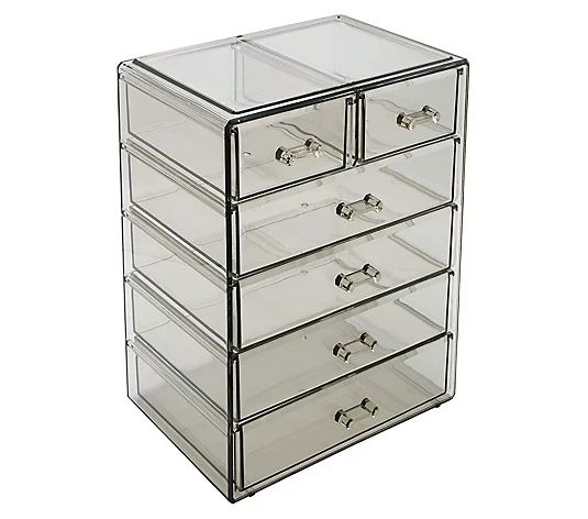 Sorbus Makeup and Jewelry Storage Case with 6 Drawers - QVC.com | QVC