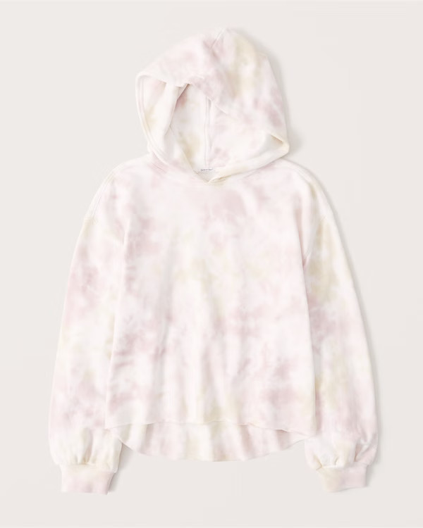 Terry Cutoff Popover Hoodie | Abercrombie & Fitch (US)