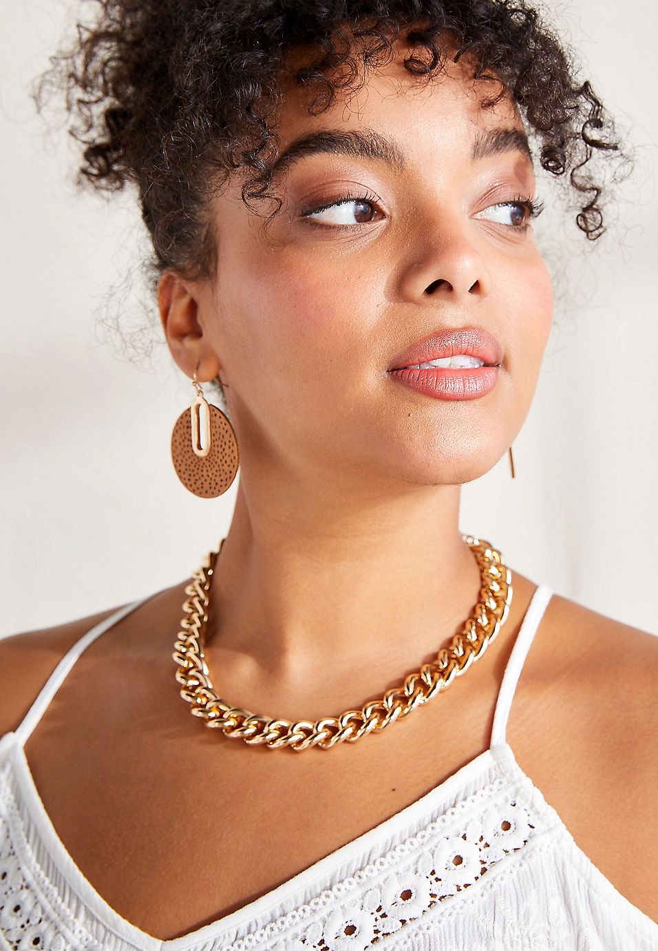 Dainty Chunky Gold Chain Necklace | Maurices