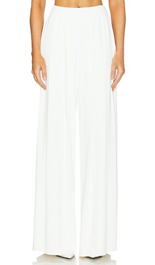 Nova Pleated Pant in Ivory | Revolve Clothing (Global)