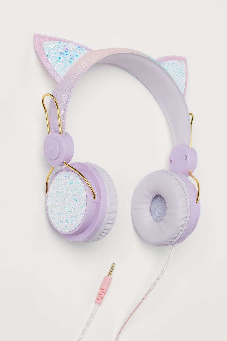 Glittery On-ear Headphones | H&M (US + CA)