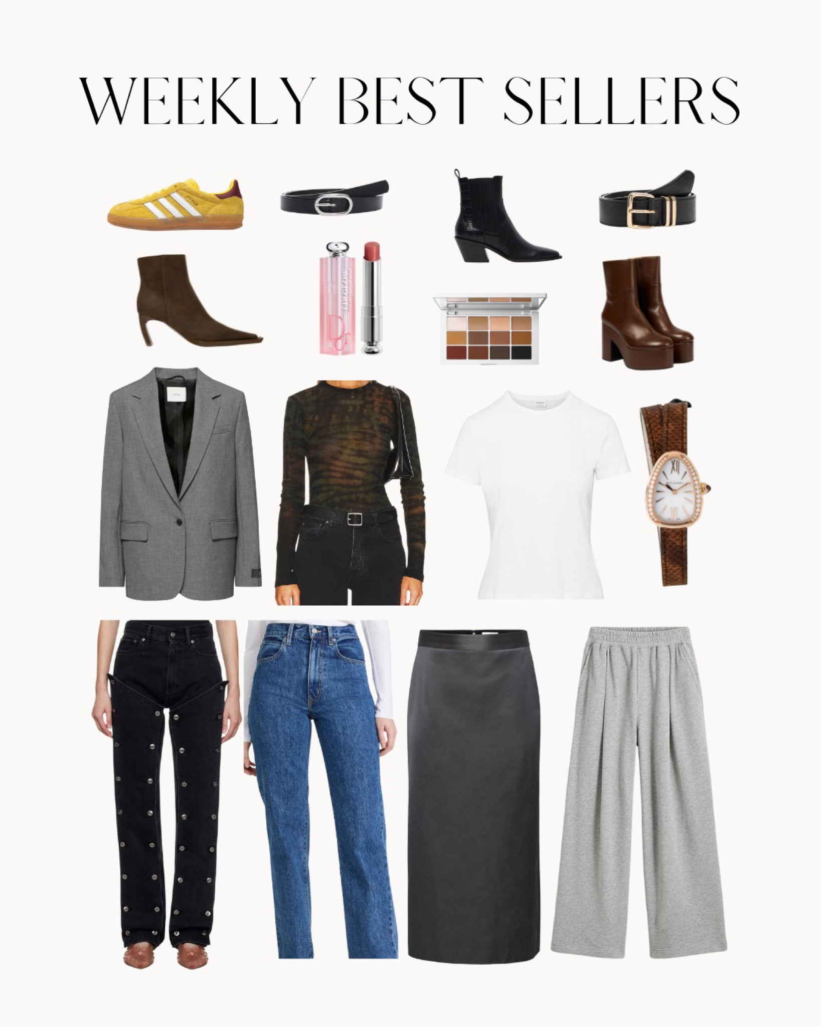This week’s best sellers! Lots of shoes, my favorite belts and some makeup! 

#LTKstyletip #LTKGiftGuide #LTKbeauty