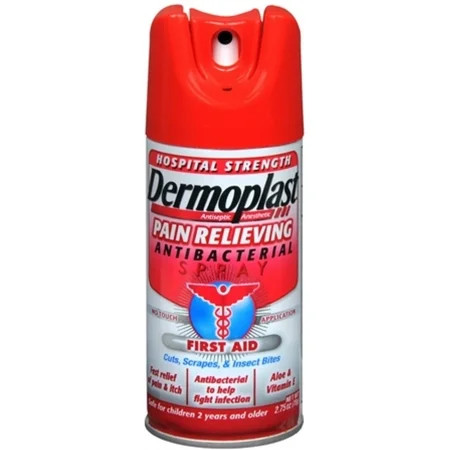 Dermoplast Antibacterial Pain Relieving Spray 2.75 oz (Pack of 2) | Walmart (US)