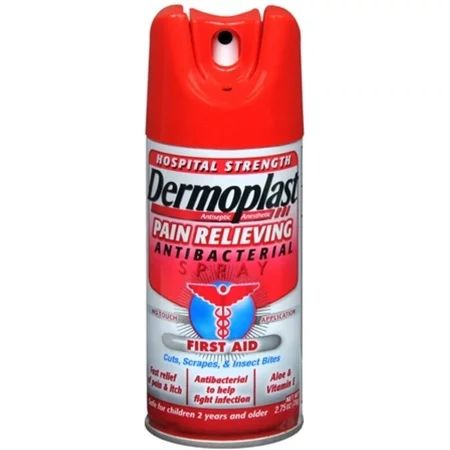 Dermoplast Antibacterial Pain Relieving Spray 2.75 oz (Pack of 2) | Walmart (US)
