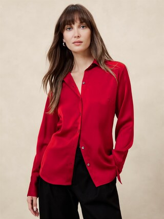 Silky Classic Shirt | Banana Republic Factory