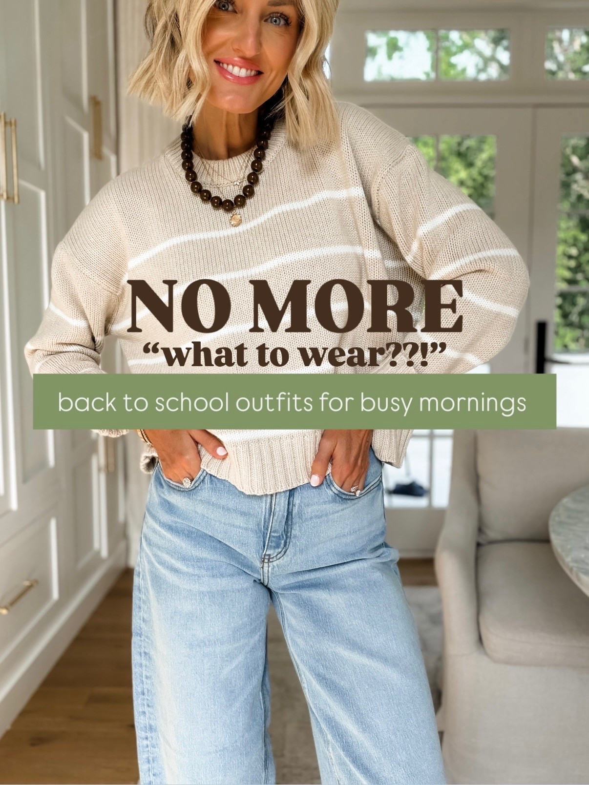 I know once school starts the mornings always seem to be chaos getting everyone out the door! Here are some easy outfit ideas that you can throw on on those busy days & still feel put together & elevated!

Loverly Grey, back to school, mom life, close staples, barrel jeans, denim shirt, active dress, athleisure, matching sets

#LTKootd #LTKmomlife