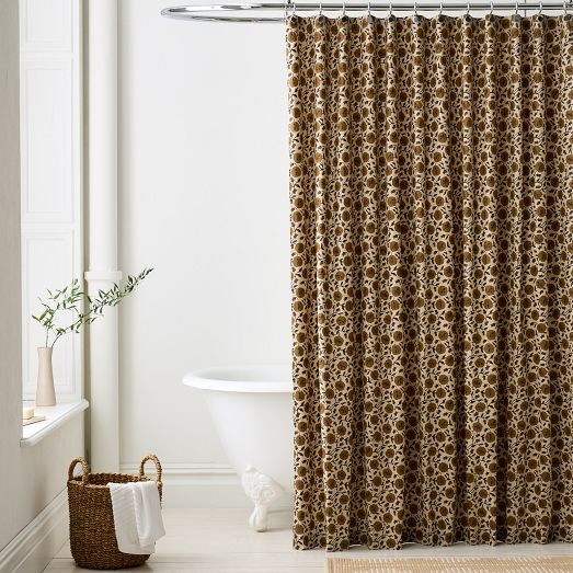 Laney Floral Shower Curtain | West Elm (US)