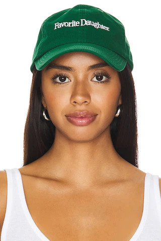 Favorite Daughter Classic Logo Baseball Hat in Green from Revolve.com | Revolve Clothing (Global)