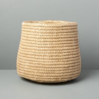 Indoor/Outdoor Concrete Basket Planter - Hearth & Hand™ with Magnolia | Target