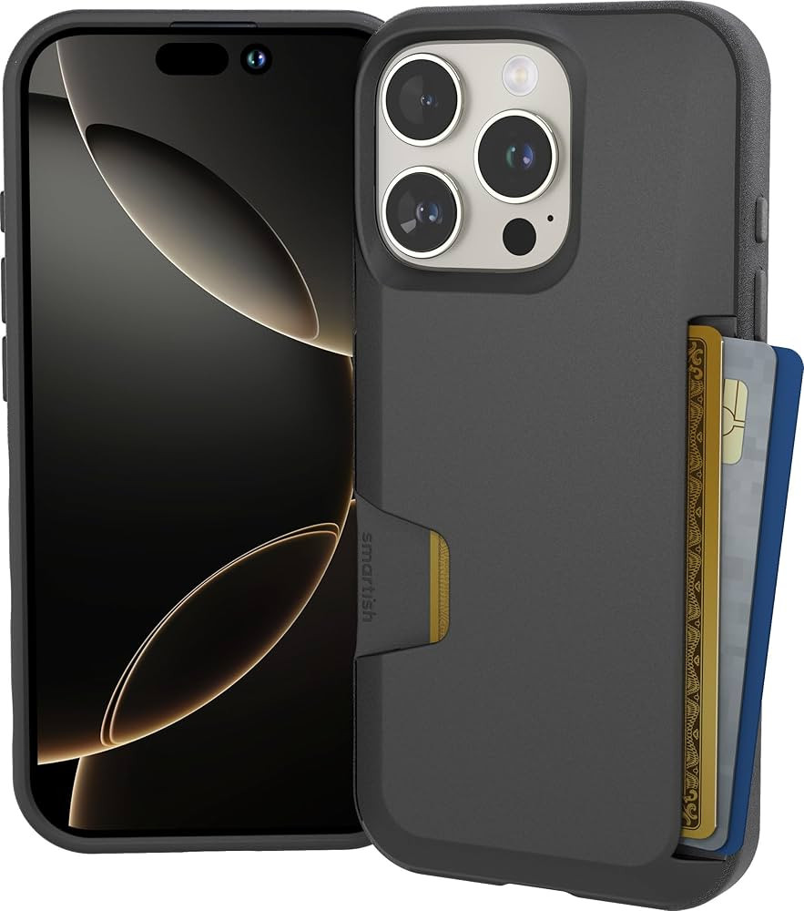 Smartish® iPhone 16 Pro Wallet Case - Wallet Slayer Vol. 1 [Slim + Protective] Credit Card Holde... | Amazon (US)