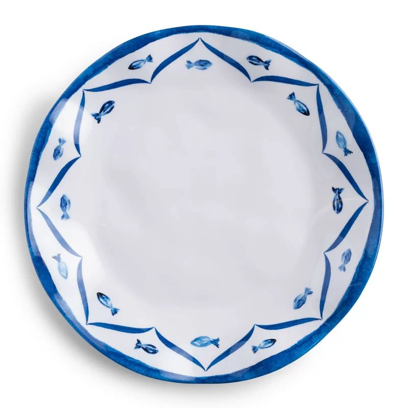 Mccasland Sardinia 10.5" Melamine Dinner Plate (Set of 4) | Wayfair North America