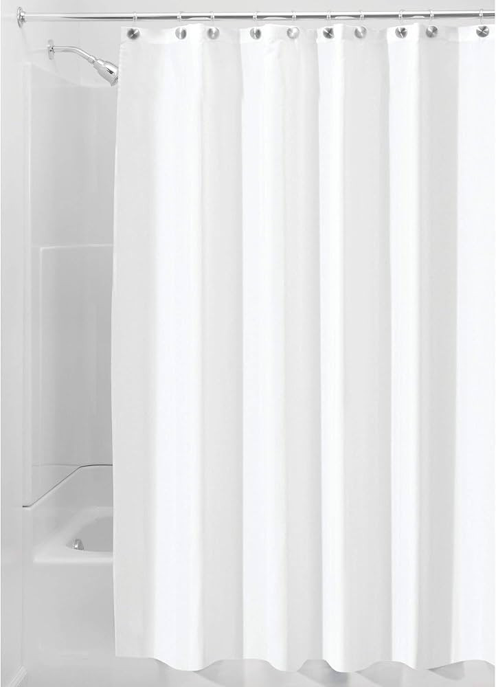 InterDesign Waterproof Polyester Stall Shower Curtain/Liner | Amazon (US)
