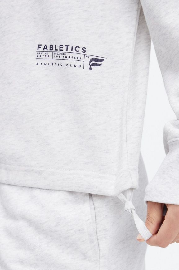 Lightweight Go-To Cropped Crewneck | Fabletics - North America