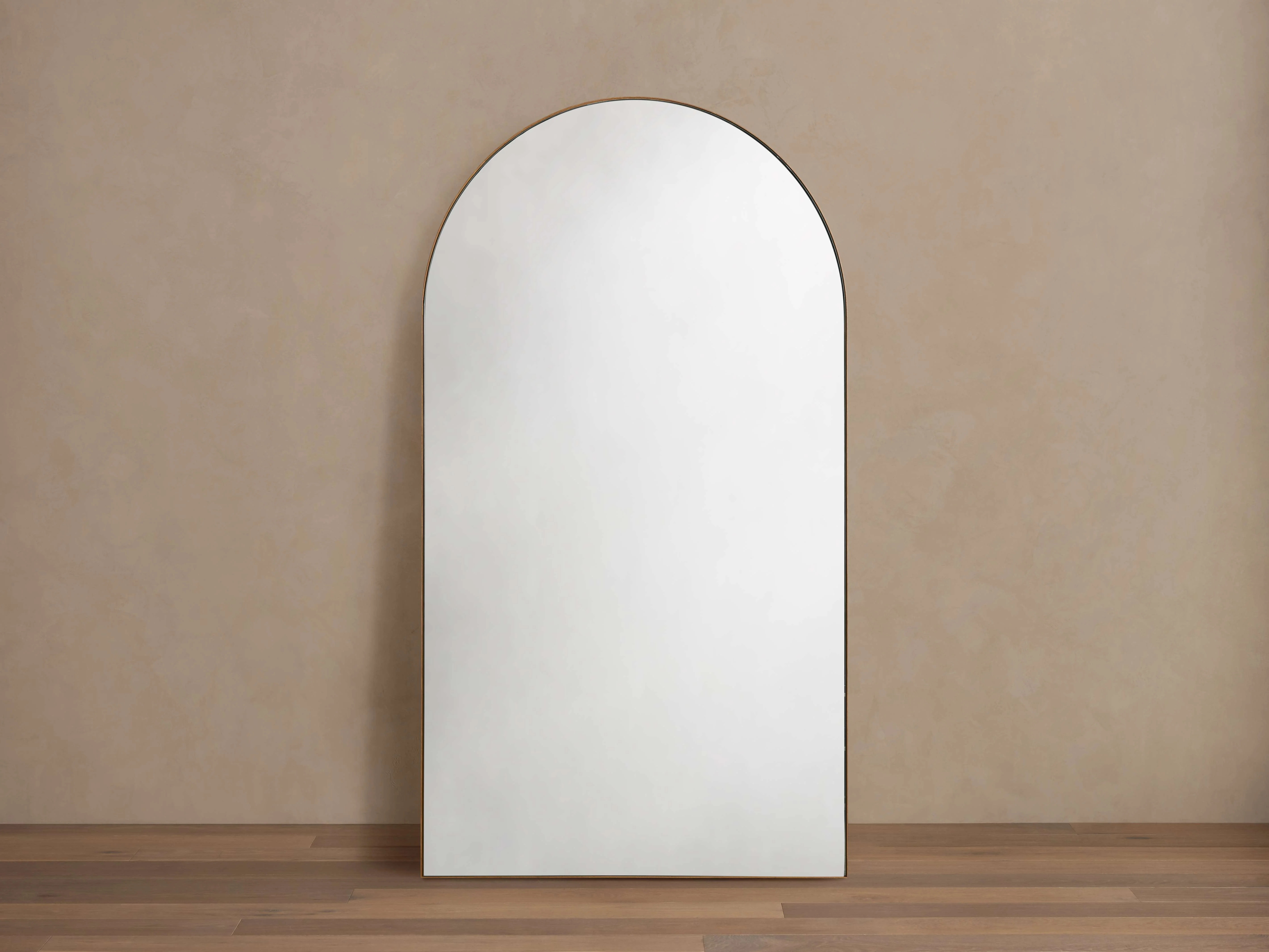 Lira Oak Arch Grand Floor Mirror | Arhaus