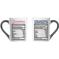 Cottage Creek Grandma Grandpa Mugs, Set Of Two 16Oz. Ceramic Coffee Grandparent Gifts | Etsy (US)