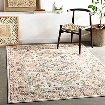 Moneymore Southwestern Tribal Living Room Bedroom Dining Room Farmhouse Area Rug - Vintage Bohemi... | Amazon (US)