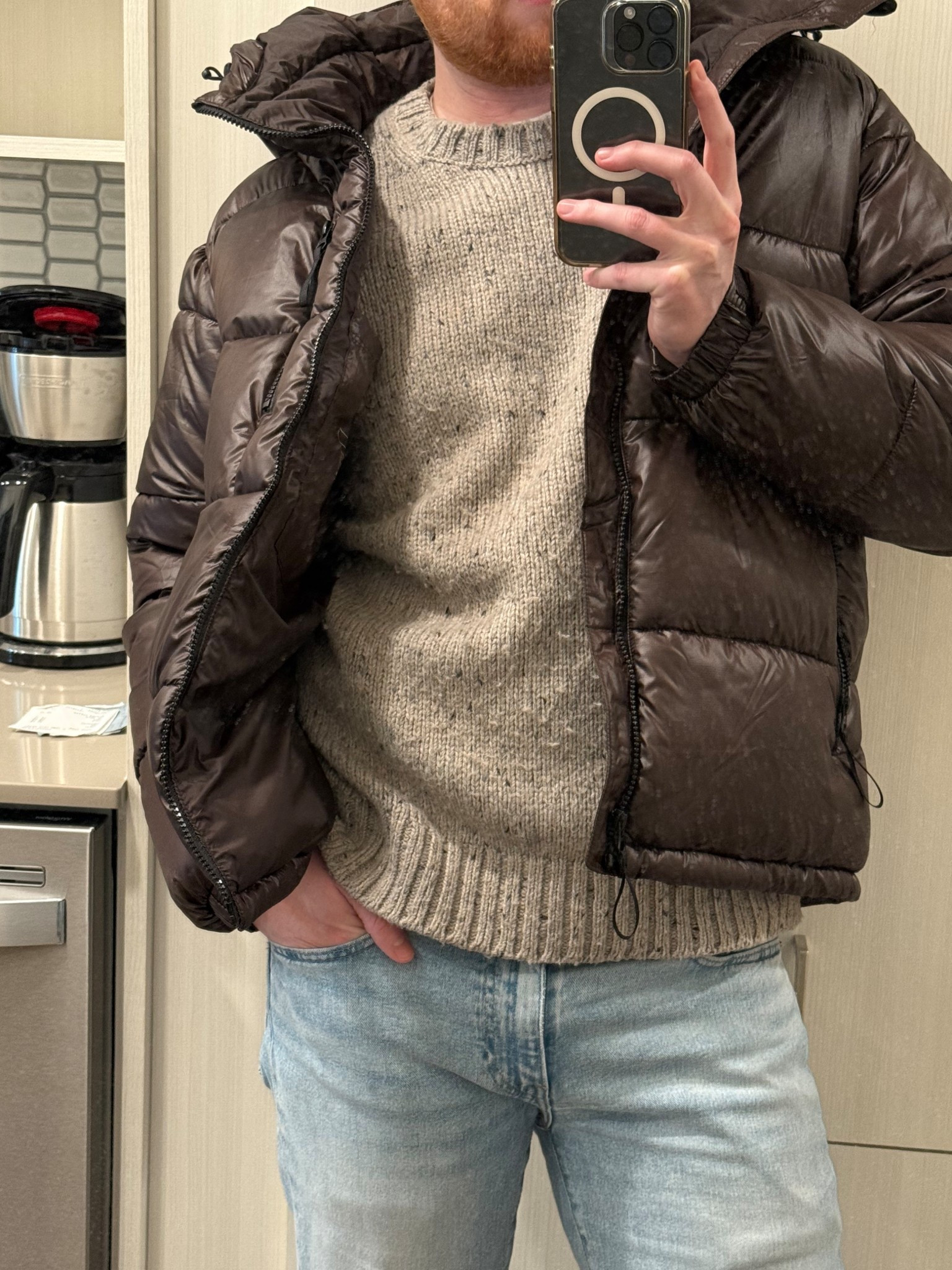 I can’t get enough of this brown puffer from Gap 🙂‍↕️ it’s such a good brown, somehow matches EVERYthing I own!
Might have to buy the other 5 colors, too.


#LTKSeasonal #LTKootd #LTKMens