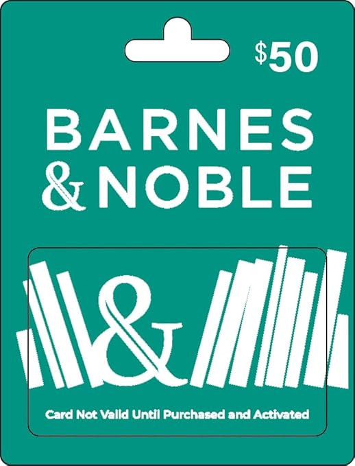 Barnes & Noble Physical Gift Card - $50 | Amazon (US)