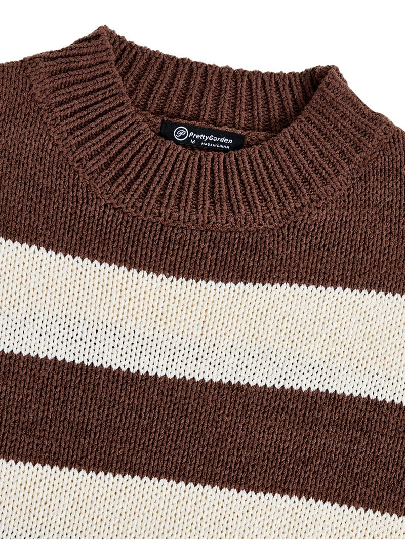 PRETTYGARDEN Women's Striped Sweater, Sizes S-XXL | Walmart (US)