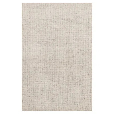 Abstract Handmade Tufted Area Rug in Beige | Wayfair North America