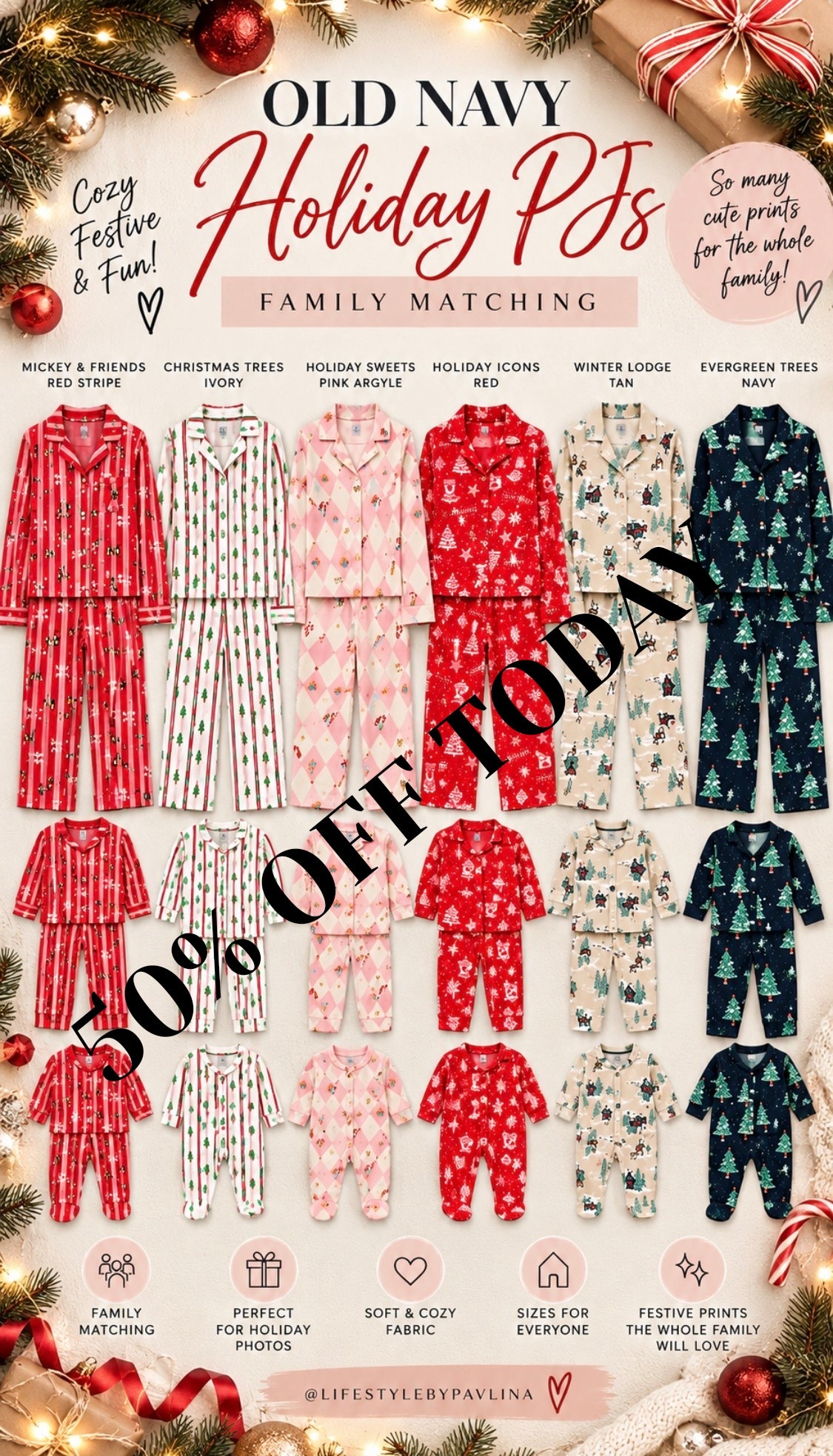 OLD NAVY HOLIDAY PJS ARE BACK!!’

Christmas pjs, family matching, family photos outfit

#LTKmomlife #LTKSaleAlert #LTKKids